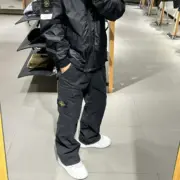 STONE ISLAND 23FW 石頭島 水洗多口袋工裝休閒長褲工裝褲直筒褲