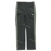 Needles 22AW Butterfly Regular Track Pants 蝴蝶刺繡 復古織帶 休閒褲 直筒褲 運動褲 墨綠