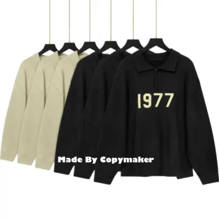 22SS FOG ESSENTIALS 1977 字母 毛衣 針織Polo衫 2022 FEAR OF GOD