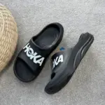 【預售】HOKA ONE ONE Ora Athletic Slide 拖鞋恢復鞋穆勒鞋休閒鞋 黑色