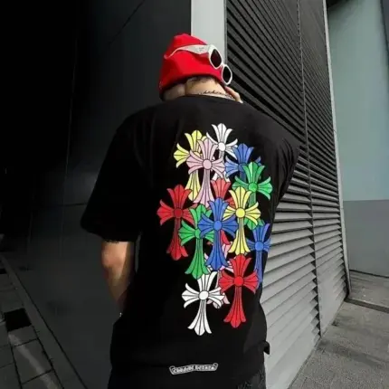 【現貨】Chrome Hearts 24FW Multi Color Cross Cemetery 後背彩色十字架 短袖T恤 CH克羅心