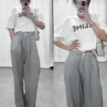 CELIN 24SS 經典 字母LOGO印花 簡約素色 短袖T恤