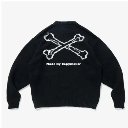WTAPS 22AW ARMT SWEATER POLY.X3.0 骨頭 圓領 針織衫 毛衣