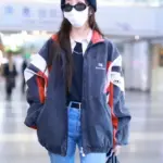【現貨】巴黎 BLC 22FW 水洗重磅 拼色拼接 牛仔外套夾克 Baggy版型