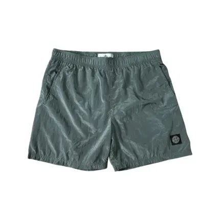 STONE ISLAND 23SS 石頭島 純色 金屬尼龍 短褲休閒褲沙灘褲