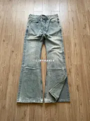 巴黎 BLC 24SS 美國進口Cone康龍面料 Grade-Robe Flared 微喇牛仔褲直筒褲長褲
