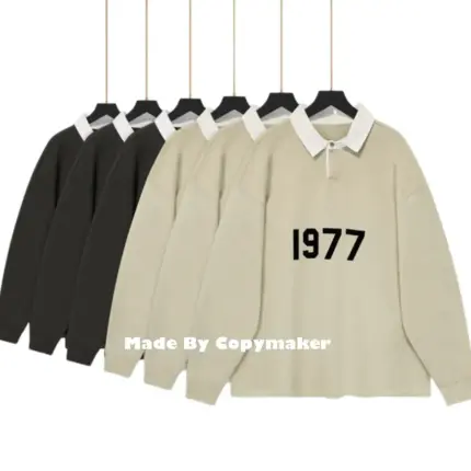22SS FOG ESSENTIALS 1977 字母 Polo衫 長袖 2022 FEAR OF GOD
