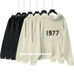 22SS FOG ESSENTIALS 1977 字母 帽T 連帽衛衣 2022 FEAR OF GOD