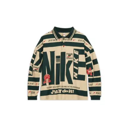 N1ke x CPFM 聯名Go Flea系列 Long-Sleeved Polo Logo 撞色 長袖 Polo衫