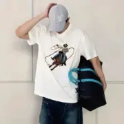 1V 24FW 西部牛仔套索 正反面LOGO刺繡 短袖T恤