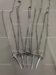 【現貨】巴黎 BLC 24SS Goth Sword Pendant Necklace 大寶劍項鍊吊墜 做舊銀色
