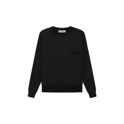22SS FOG ESSENTIALS 副線 植絨印花 大學T 圓領衛衣 2022 FEAR OF GOD