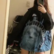 SUP x TNF 19FW 聯名 Statue of Liberty 自由女神 衝鋒衣風衣外套