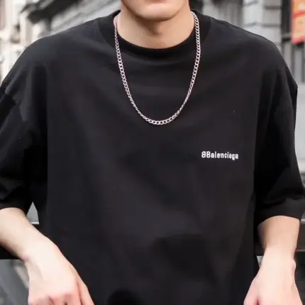 【現貨】巴黎 BLC 21SS 素色 雙B刺繡 logo字母 BB 短袖T恤 黑色