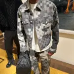 【預售】1V x NIGO 25SS 棋盤格拼接 黑灰漸層 牛仔外套夾克襯衫