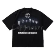 巴黎 BLC 21SS  Rammstein 德國戰車樂隊 聯名 短袖T恤