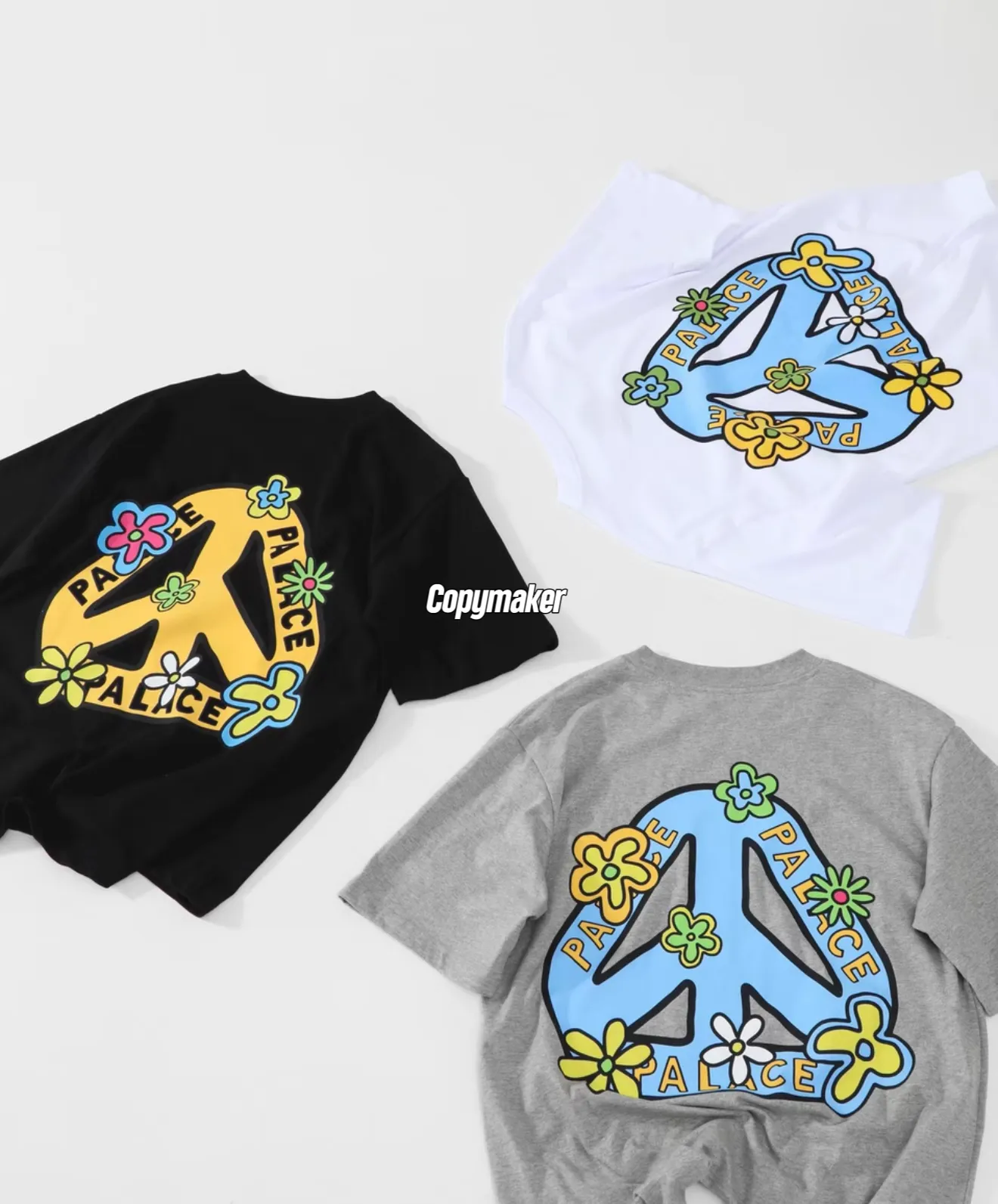 【預售】PALACE 26SS ME MYSELF AND TRI T-SHIRT 小花反戰 後背大印花 短袖T恤 三色