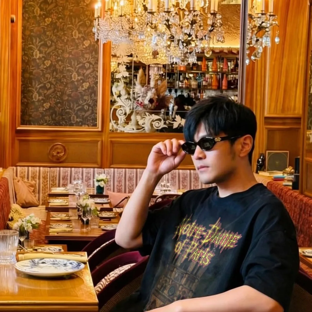 【預售】巴黎 BLC 26SS SACRE-COEUR T-shirt 殿堂城堡 開裂印花 短袖T恤 黑色