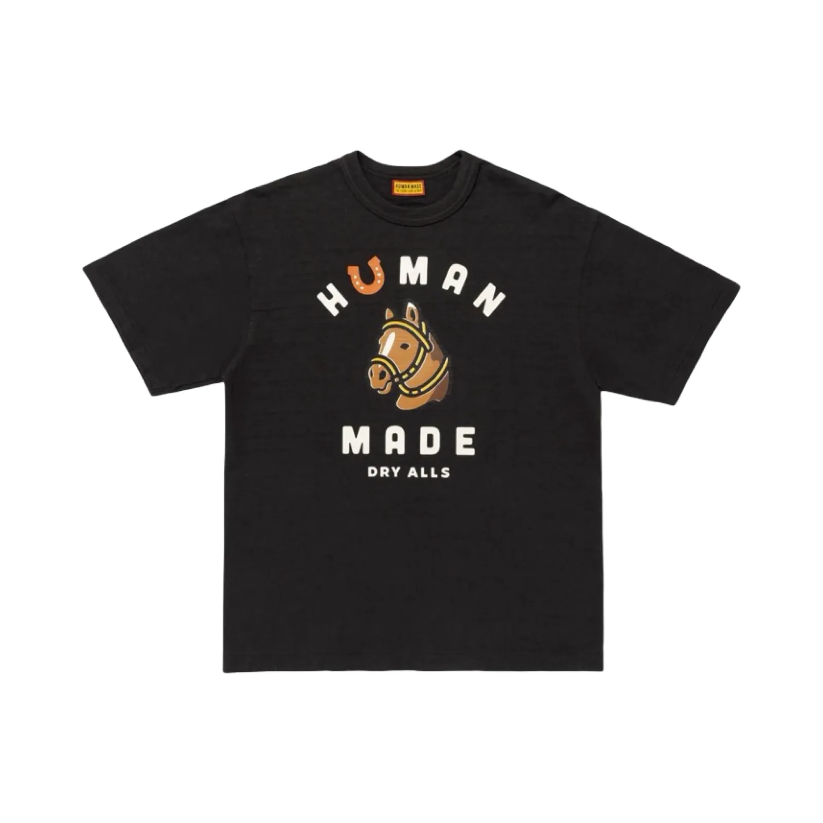 【預售】Human Made 26SS 馬年限定 生肖主題系列 馬頭印花 竹節棉 短袖T恤 黑/白