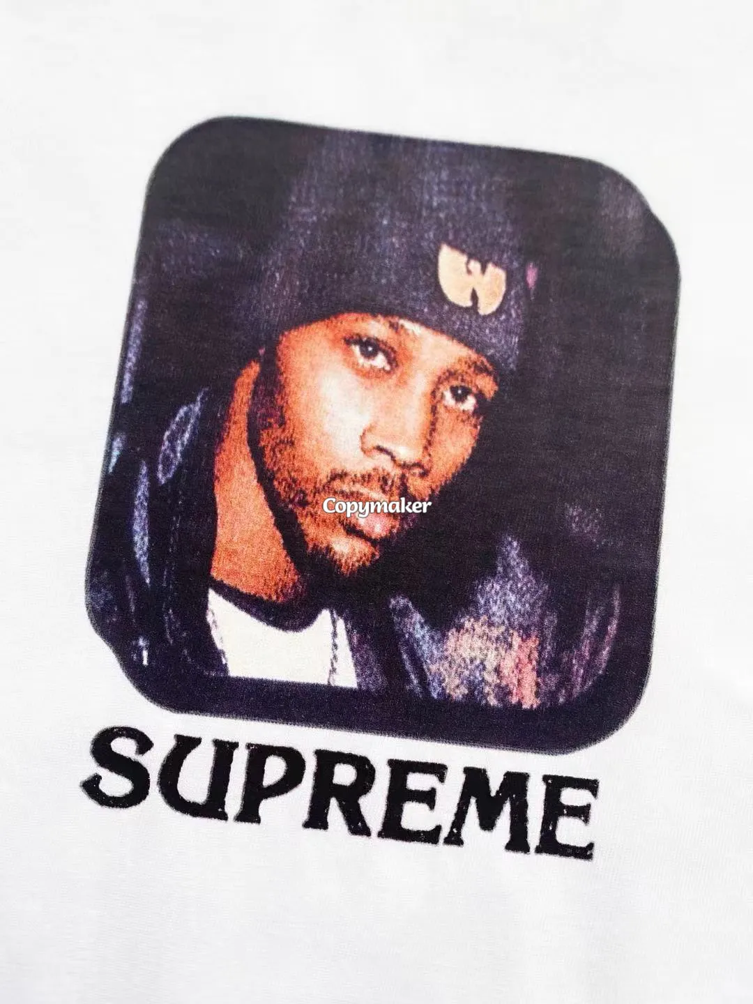 【預售】Sup x Wu-Tang Clan FW25 WEEK10 Clan RZA Tee 人物圖像短袖T恤 黑/白