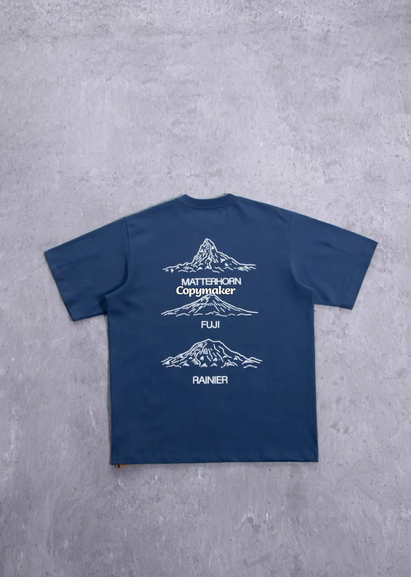 【預售】On x BEAMS x Rei Co-op 三方聯名 胸前小logo 後背山峰印花 短袖T恤 藏青/白色
