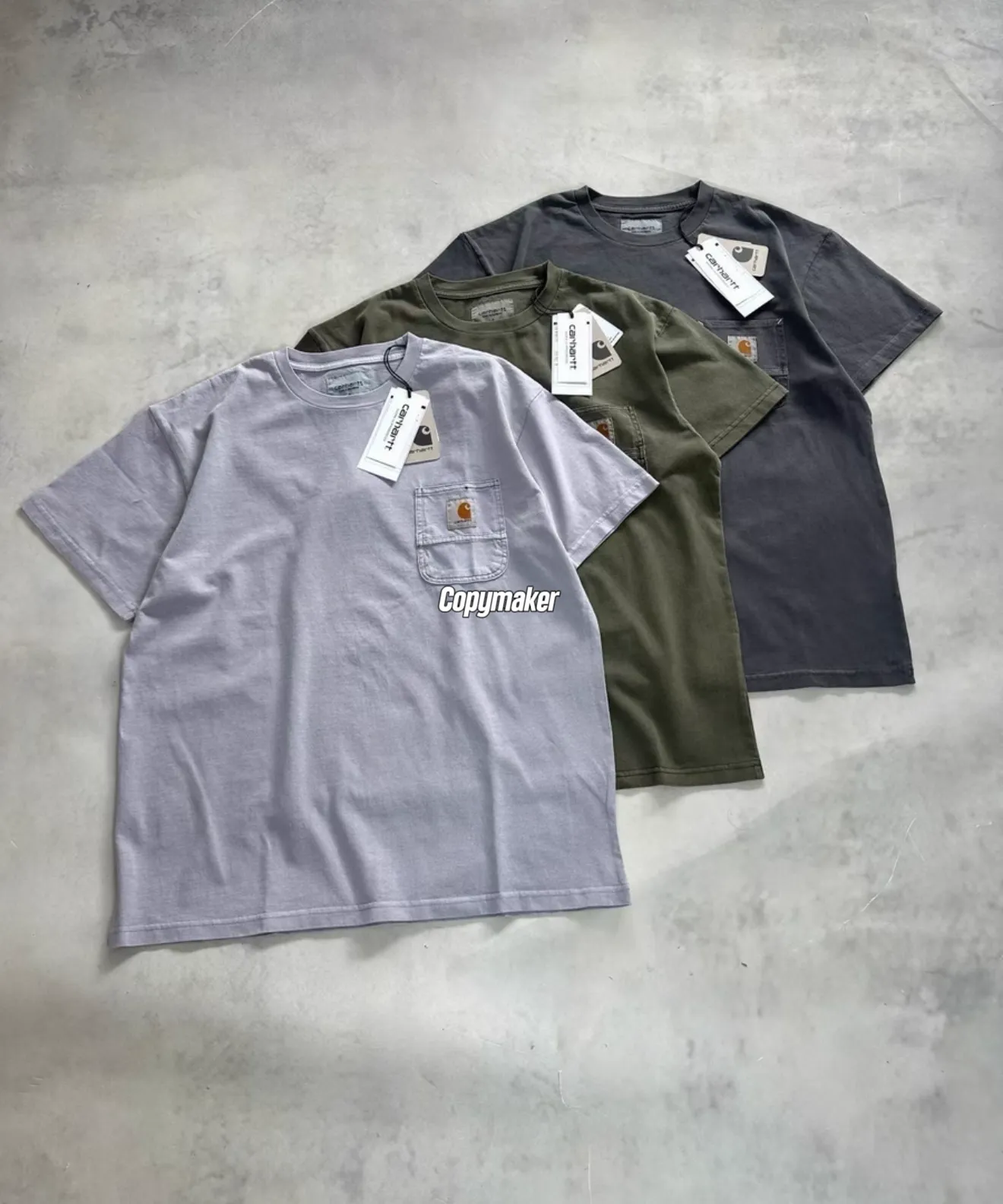 【預售】Carhartt WIP 26SS S/S Work Pocket T-shirt 卡哈特 水洗明線口袋短袖T恤  簡約素色 六色