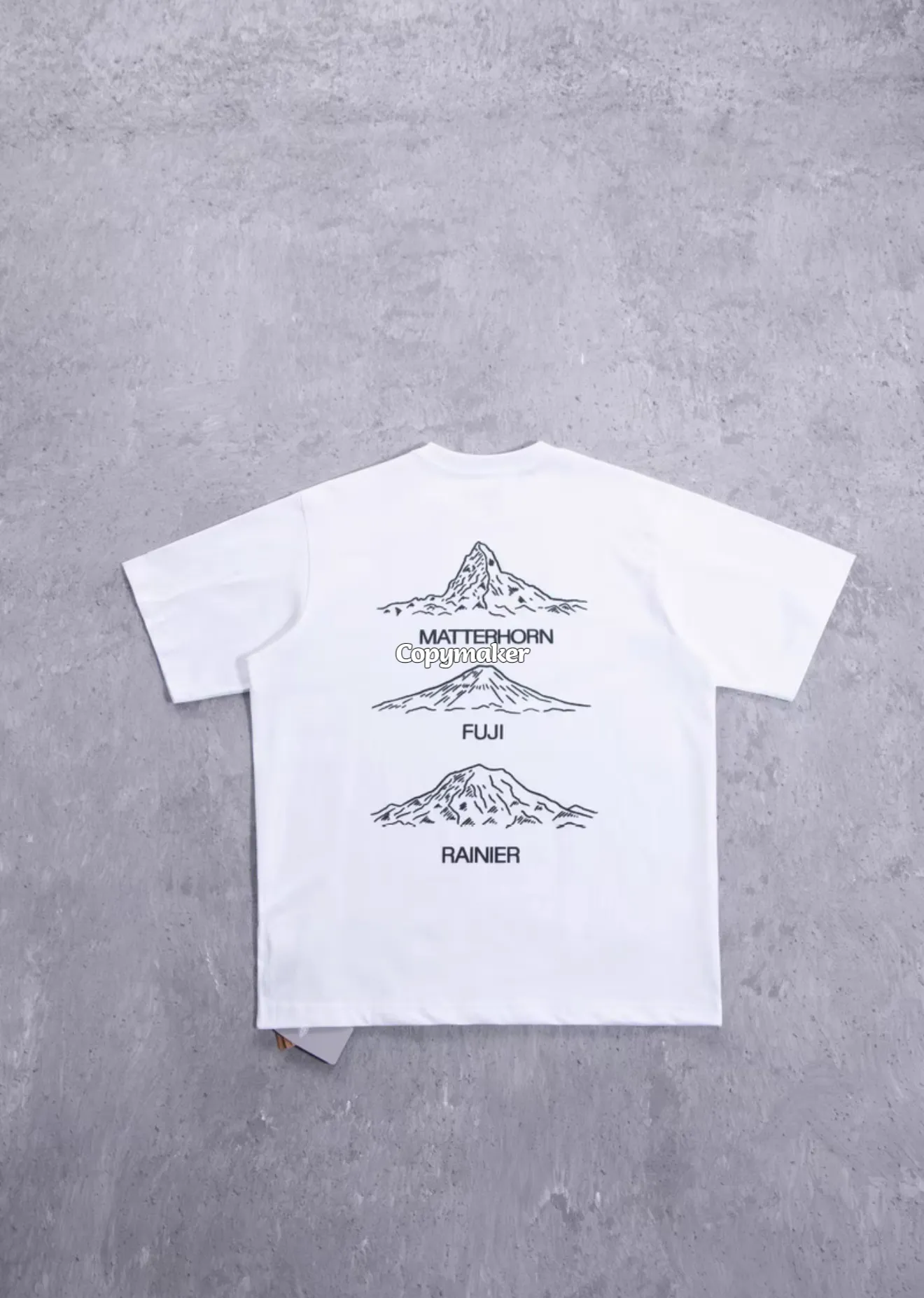 【預售】On x BEAMS x Rei Co-op 三方聯名 胸前小logo 後背山峰印花 短袖T恤 藏青/白色