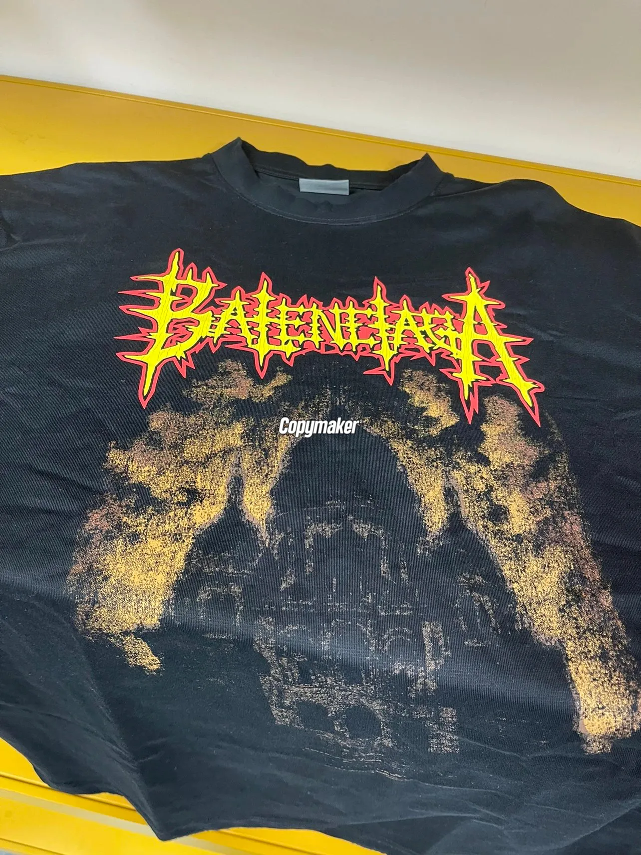 【預售】巴黎 BLC 26SS SACRE-COEUR T-shirt 殿堂城堡 開裂印花 短袖T恤 黑色