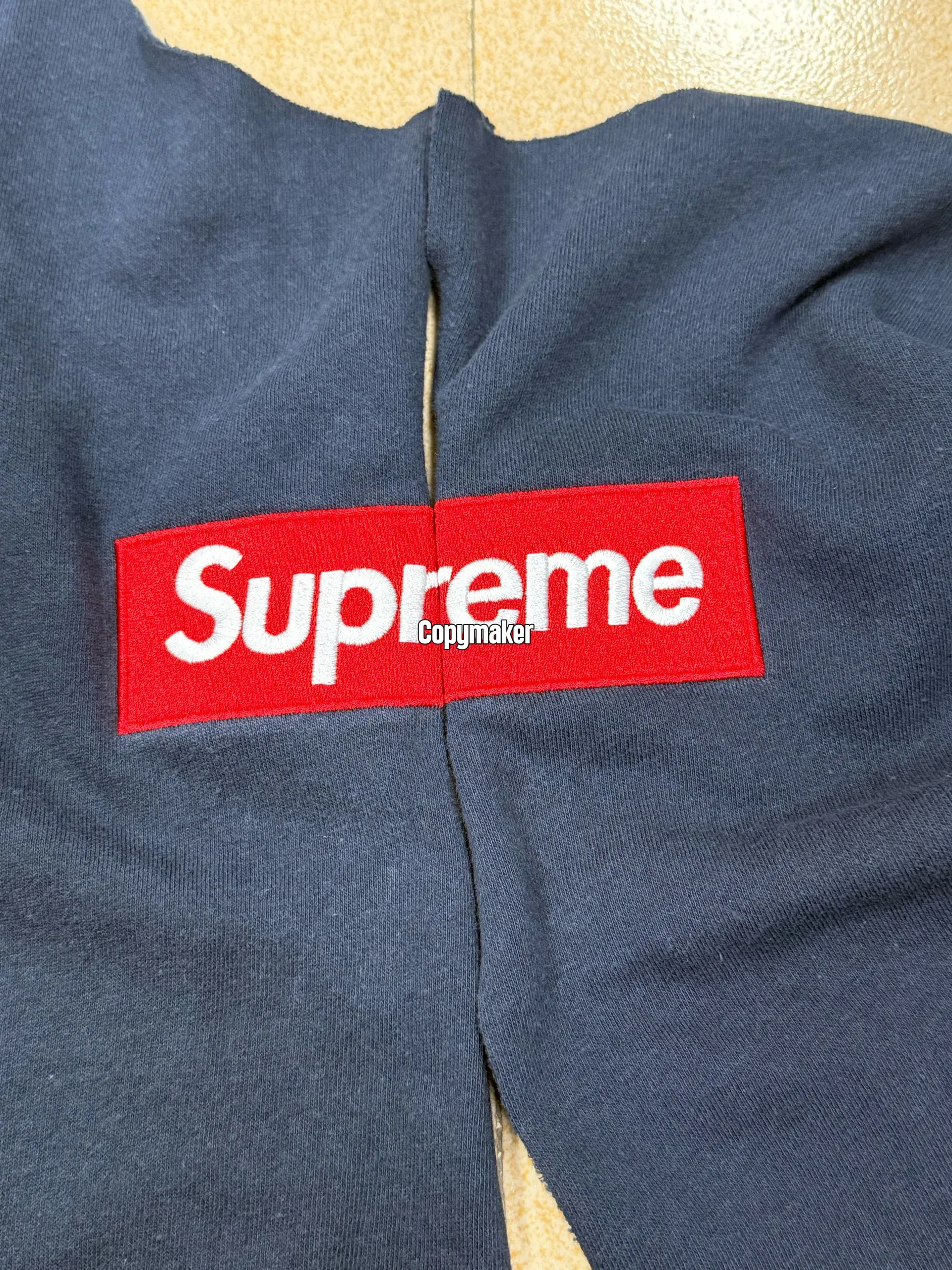 【618新品】Sup x MM6 Maison Margiela SS26 聯名 BoxLogo 拉鍊夾克連帽外套 黑色/深藍