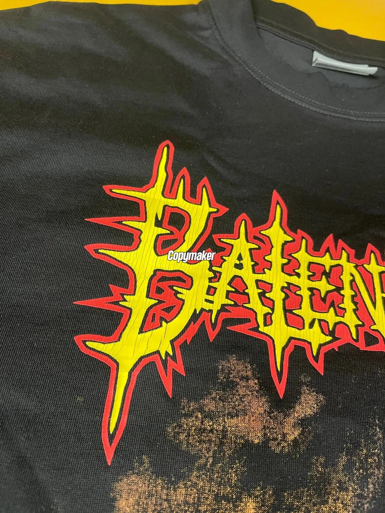 【預售】巴黎 BLC 26SS SACRE-COEUR T-shirt 殿堂城堡 開裂印花 短袖T恤 黑色