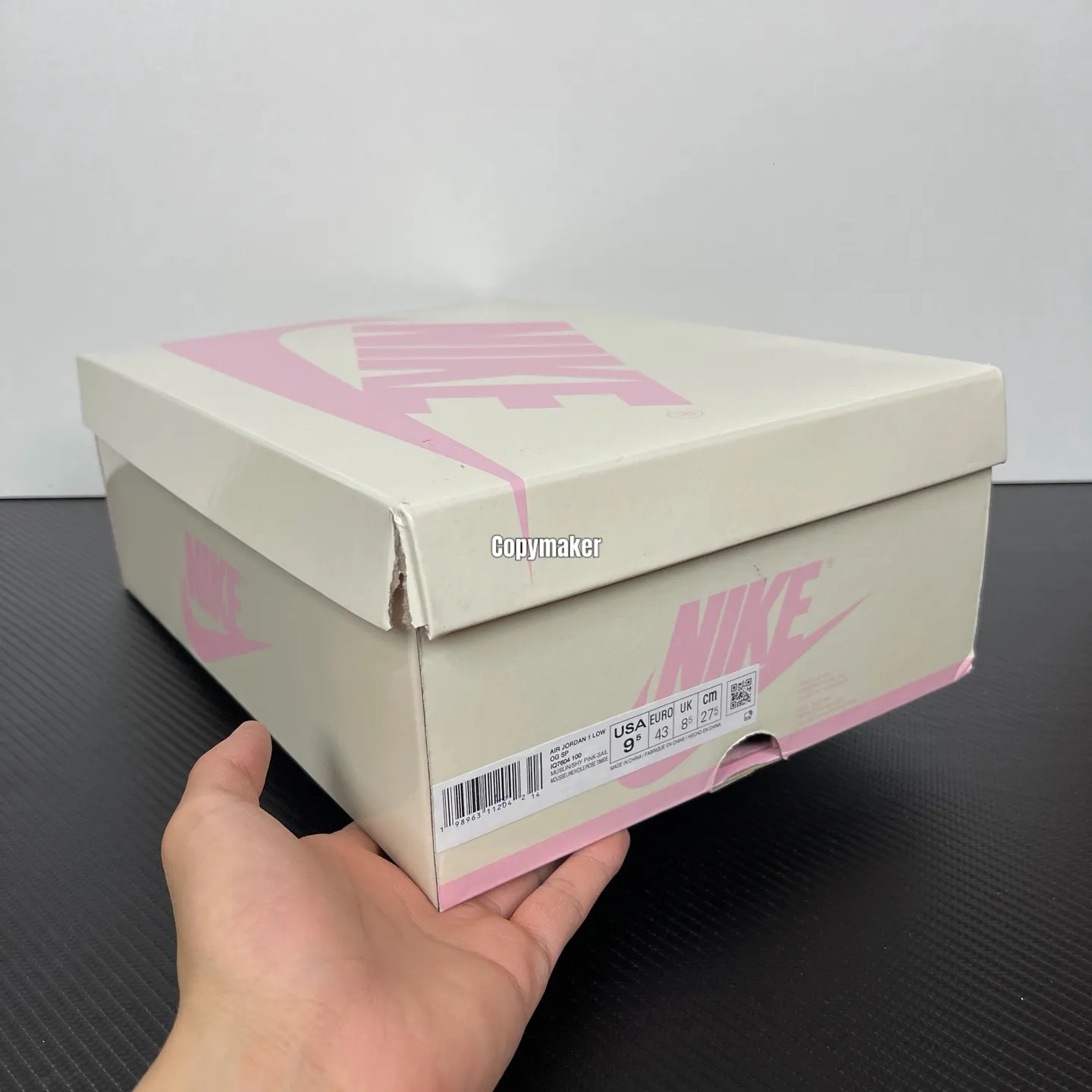 【預售】Travis Scott x Air Jordan 1 Low OG “Shy Pink” 聯名 害羞粉 倒鉤11.0 AJ1