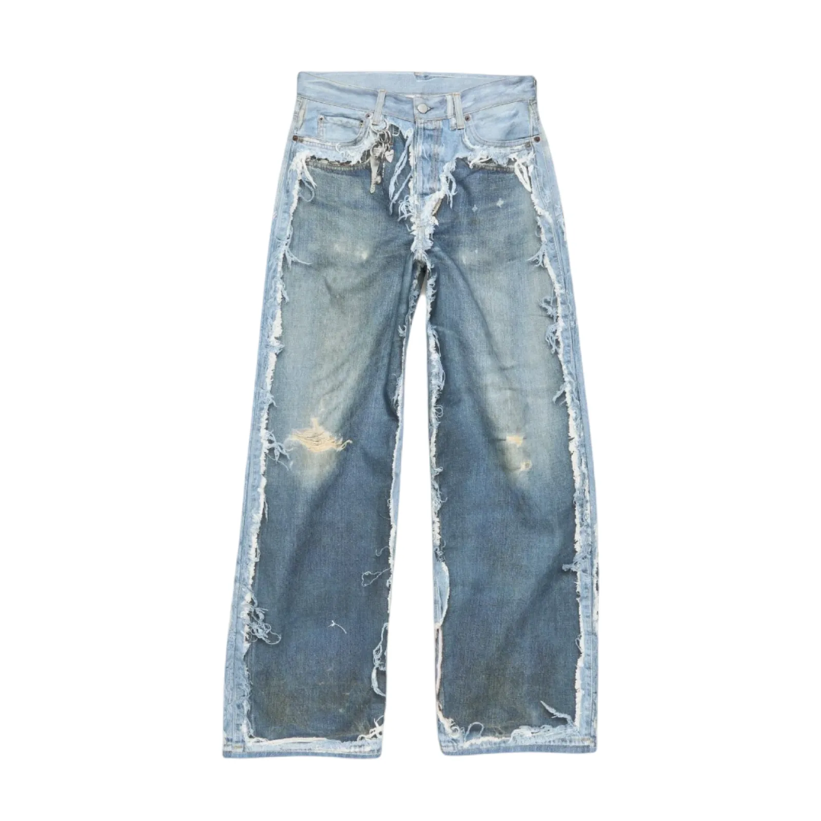 gallery_01-123 【預售】Acne Studios 26SS 破壞假兩件3D印花 牛仔褲工裝褲 1981M:圖片 1