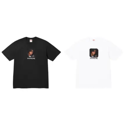 【預售】Sup x Wu-Tang Clan FW25 WEEK10 Clan RZA Tee 人物圖像短袖T恤 黑/白