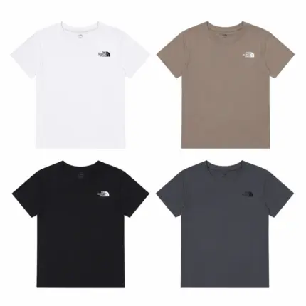 【預售】TNF 24SS 北臉 胸口小標logo 簡約素色 短袖T恤 四色