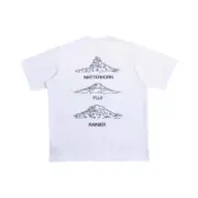 【預售】On x BEAMS x Rei Co-op 三方聯名 胸前小logo 後背山峰印花 短袖T恤 藏青/白色：圖片 3