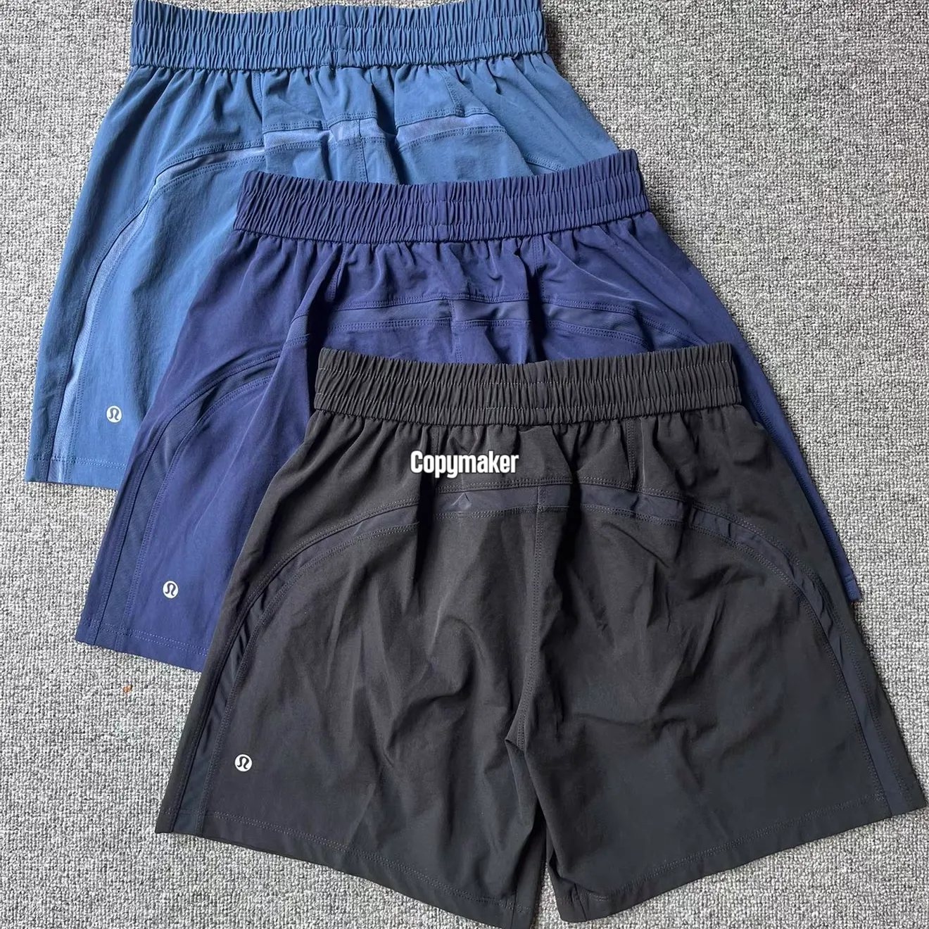 【預售】lululemon 25SS 小標logo拼接 簡約素色 尼龍休閒褲 三色