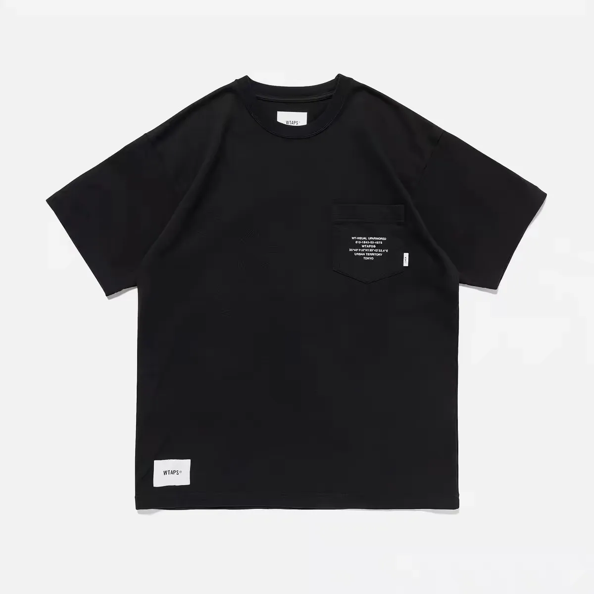 【預售】WTAPS 25SS SINSECT / SS / COTTON 素色口袋重磅簡約短袖T恤 二色