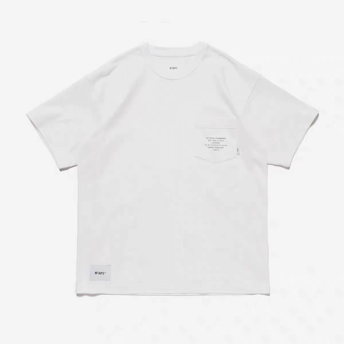 【預售】WTAPS 25SS SINSECT / SS / COTTON 素色口袋重磅簡約短袖T恤 二色