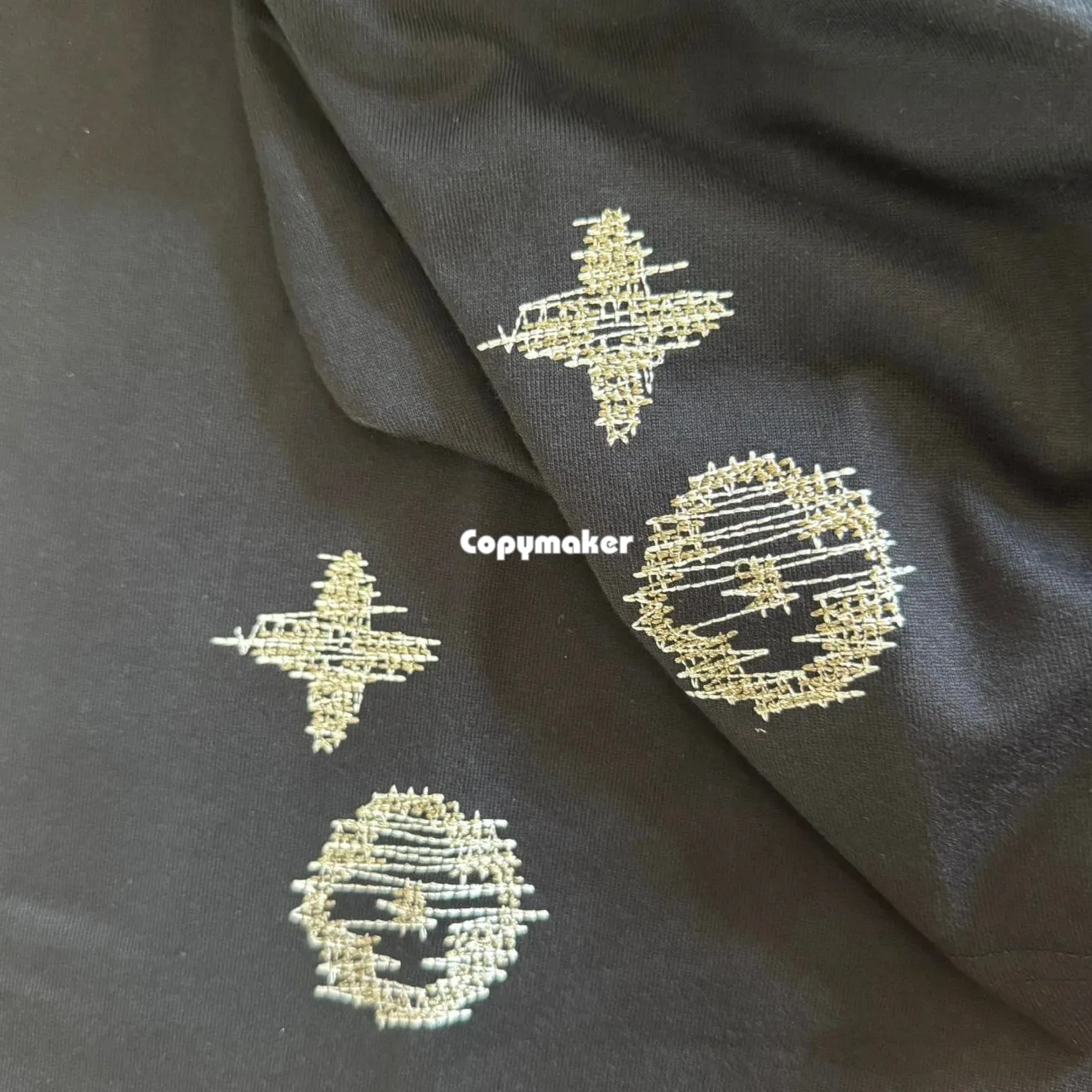 【預售】【過驗】1V 26FW Monogram 老花刺繡logo 重磅簡約素色 短袖 T恤 黑色