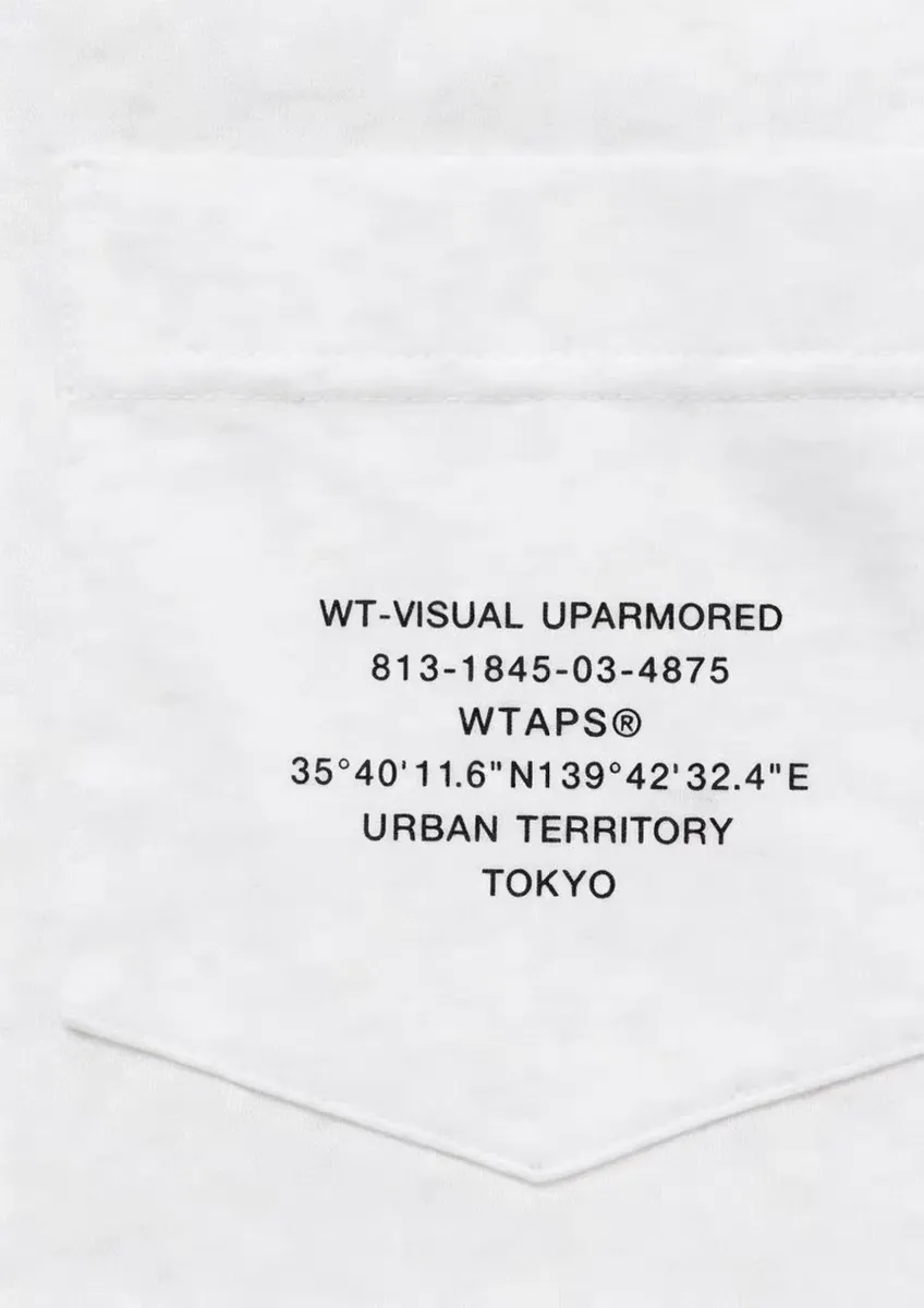 【預售】WTAPS 25SS SINSECT / SS / COTTON 素色口袋重磅簡約短袖T恤 二色