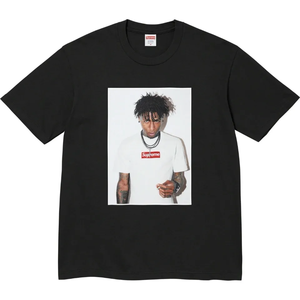 Sup 23FW NBA YOUNGBOY PHOTO TEE 相片人物印花 圆領短袖T恤