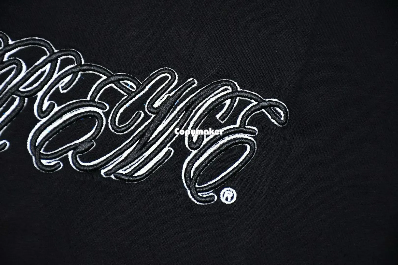 【預售】Sup SS26 WEEK8 Raised Script S/S Top 草寫logo刺繡 短袖T恤 黑/白
