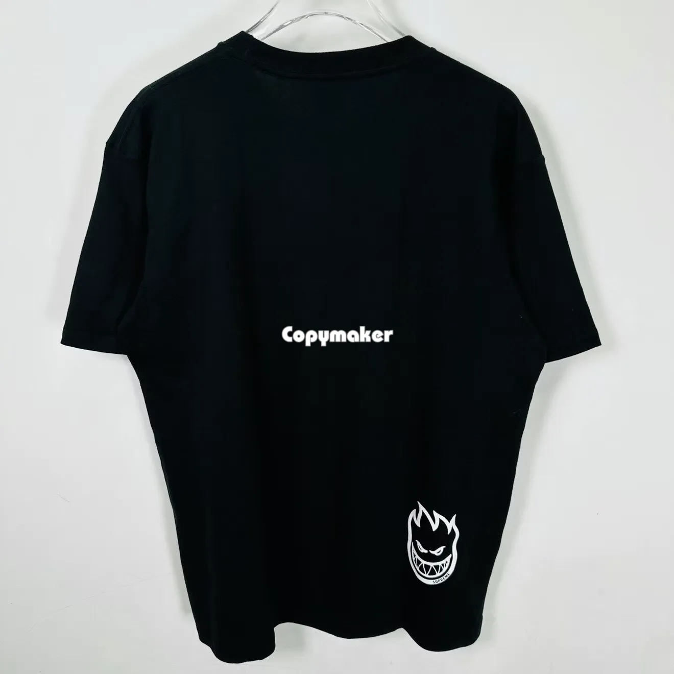 【預售】Sup Spitfire 聯名款 SS26 WEEK17 Flag Tee 笑臉火焰燃燒美國國旗 短袖T恤 黑/白