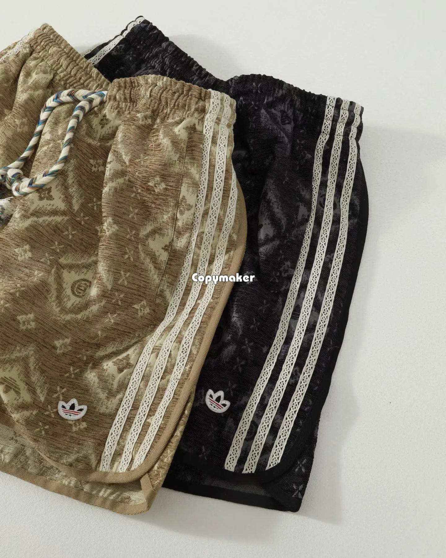 【預售】CLOT x AD originals 26SS 民族風暗紋菱格毛巾短褲休閒褲運動褲 二色