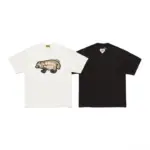 【預售】Human Made 26SS 蠶室開幕限定 浣熊 竹節棉 短袖T恤 黑/白