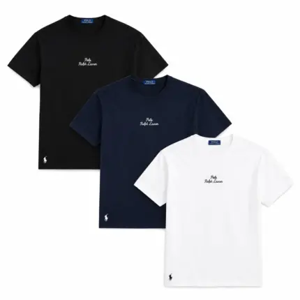 【預售】【過驗】Ra1ph Lauren Polo 25SS 胸前刺繡字母 簡約 短袖T恤 三色