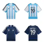 【預售】KITH x MESSI x AD  26SS 三方聯名 條紋印花球衣短袖T恤 二色