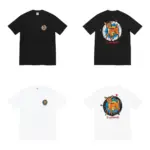 【預售】Sup SS22 WEEK 1 Deer Tee 小鹿斑比箭靶卡通 圖像印花 短袖T恤 黑/白