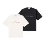 【預售】【過驗】STONE ISLAND 26SS 石頭島 馬年限定 模糊字母logo 短袖T恤短袖 黑色/米色