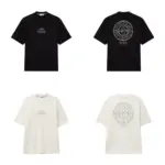 【預售】【過驗】STONE ISLAND 26SS  石頭島 胸口小字後背大羅盤印花 短袖T恤短袖 黑色/米色
